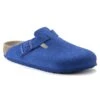 Birkenstock Boston Suede Leather Ultra Blue