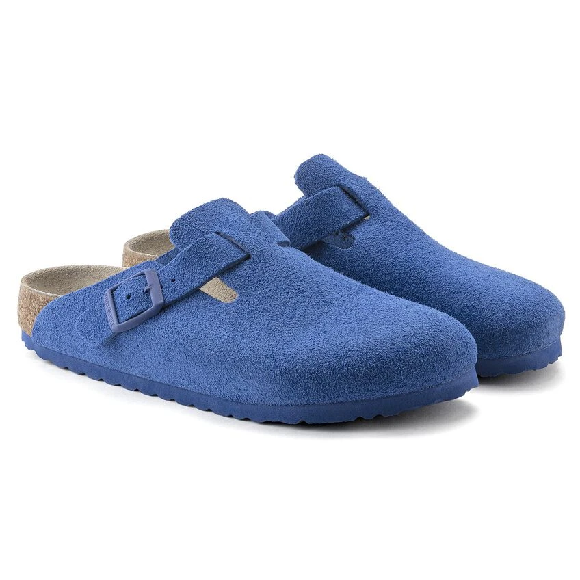 Birkenstock Boston Suede Leather Ultra Blue - Image 7