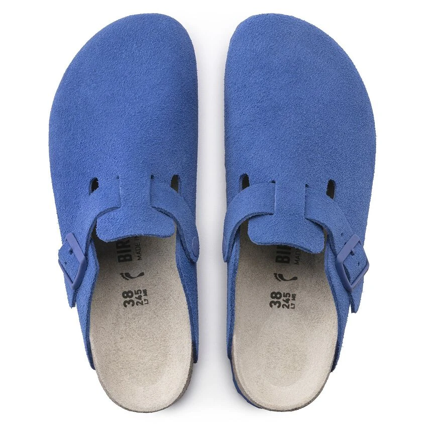 Birkenstock Boston Suede Leather Ultra Blue - Image 6