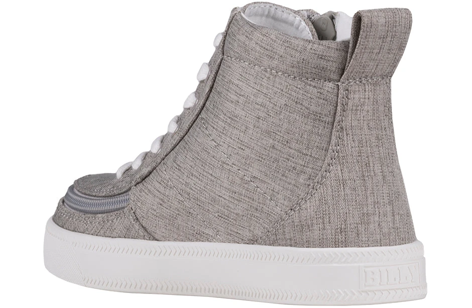 Grey Jersey BILLY Classic Lace Highs - Image 3