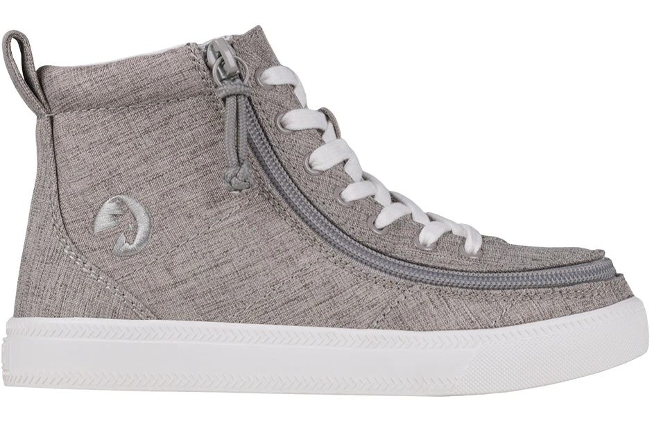 Grey Jersey BILLY Classic Lace Highs - Image 2
