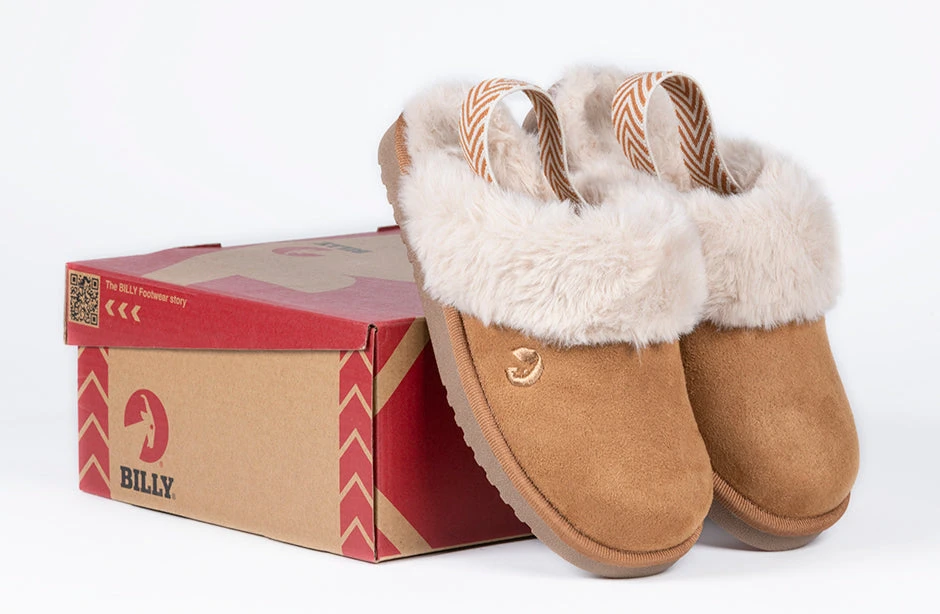 Chestnut BILLY Cozy Sling Scuff - Image 7