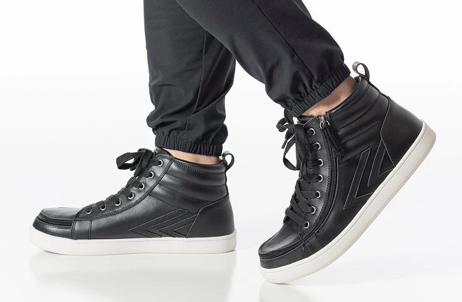 Men's Black Leather BILLY Ten9 CS Sneaker High Tops - Image 10