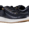 FINAL SALE - Women's Black Leather BILLY Comfort Lows