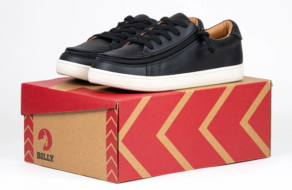 FINAL SALE - Women's Black BILLY Sneaker Low Tops - Image 8