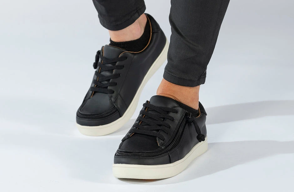 FINAL SALE - Women's Black BILLY Sneaker Low Tops - Image 7
