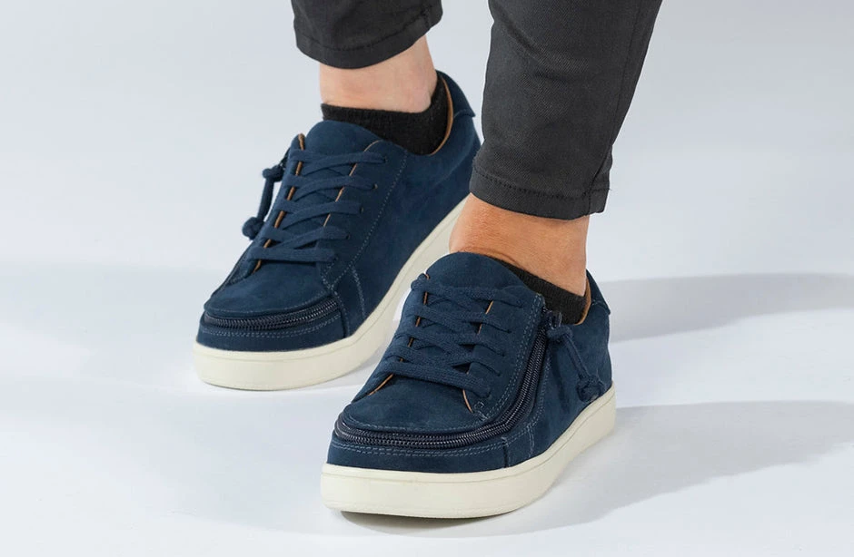 FINAL SALE - Women's Navy BILLY Sneaker Low Tops - Image 7