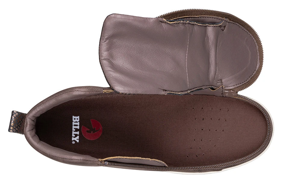 FINAL SALE - Women's Espresso BILLY Sneaker Lace Mid Tops - Image 5